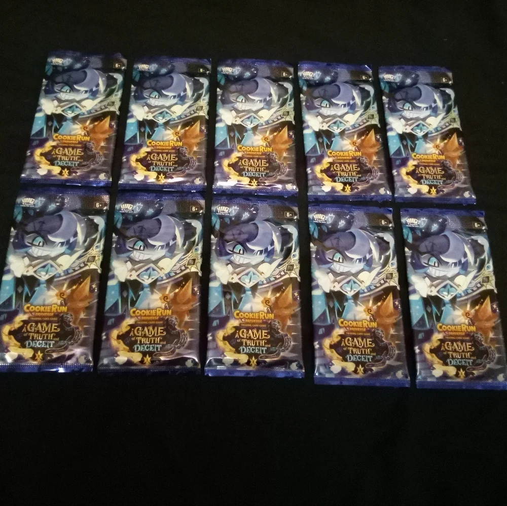 Cookie Run Braverse A Game of Truth and Deceit Booster Pack Factory Sealed x10